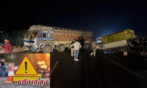 குஜராத்தில் லாரி மீது வேன் மோதியதில் 4 பெண்கள் பலி