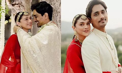 திருமண புகைப்படங்களை பகிர்ந்த நடிகை அதிதி ராவ்