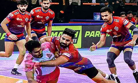 புரோ கபடி லீக்: ஜெய்ப்பூர் அணியை வீழ்த்தி உ.பி. யோத்தாஸ் வெற்றி