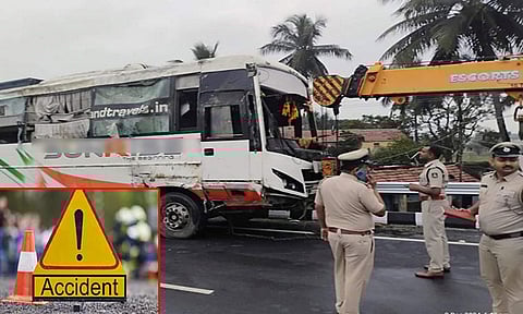 கர்நாடகாவில் நடந்த சாலை விபத்தில் 3 பெண்கள் பலி