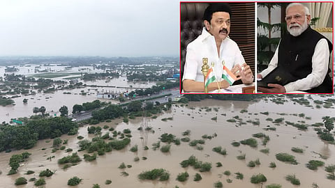 வெள்ள பாதிப்பு: முதல்-அமைச்சர் மு.க.ஸ்டாலினுடன் பிரதமர் மோடி தொலைபேசியில் பேச்சு