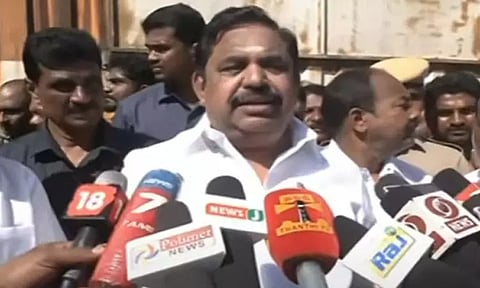 தென்பெண்ணை ஆற்றில் அதிகளவு நீர் திறந்துவிட்டதே வெள்ளத்திற்கு காரணம் - எடப்பாடி பழனிசாமி