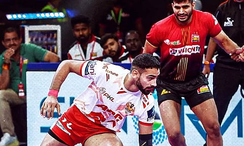 புரோ கபடி லீக்; பெங்களூரு புல்ஸ் - குஜராத் ஜெயண்ட்ஸ் ஆட்டம் 'டிரா'