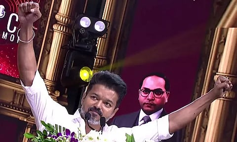 'அம்பேத்கர் புத்தக வெளியீட்டு விழாவிற்கு கூட வரமுடியாத அளவிற்கு...' - தொல்.திருமாவளவன் குறித்து தவெக தலைவர் விஜய் அதிரடி பேச்சு