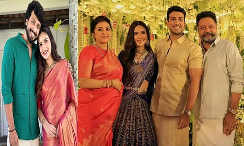 நடிகர் காளிதாஸ் ஜெயராம் திருமண வரவேற்பு புகைப்படங்கள் இணையத்தில் வைரல்