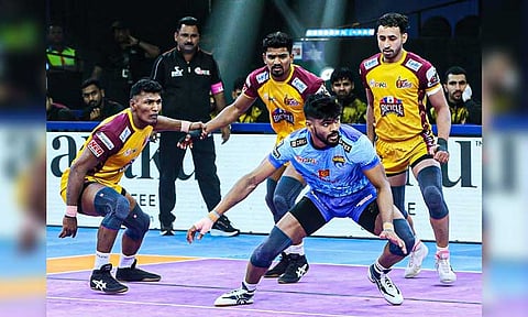 புரோ கபடி லீக்: தெலுங்கு டைட்டன்ஸ் 10-வது வெற்றி