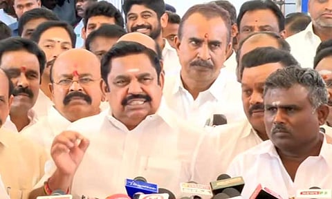 டங்ஸ்டன் விவகாரத்தில் முன்பே நடவடிக்கை எடுக்க தமிழக அரசு தவறிவிட்டது - எடப்பாடி பழனிசாமி