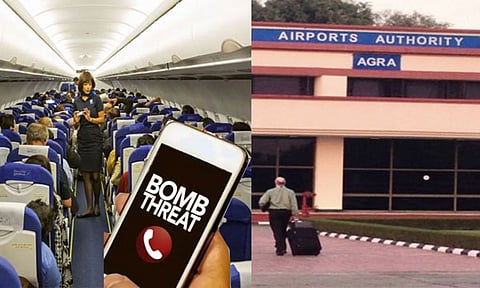 ஆக்ரா விமான நிலையத்திற்கு வெடிகுண்டு மிரட்டல்