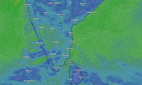 வலுவிழந்தது ஆழ்ந்த காற்றழுத்த தாழ்வு பகுதி