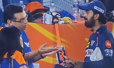 ஐ.பி.எல். : கே.எல். ராகுலிடம் கடுமையாக நடந்து கொண்டது ஏன்..? - சஞ்சீவ் கோயங்கா விளக்கம்