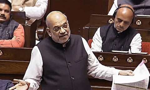 நாடாளுமன்றத்தில் நேரு, இந்திரா காந்தி மீது மத்திய மந்திரி அமித்ஷா கடும் தாக்கு