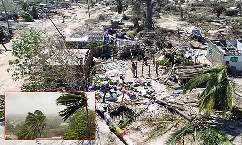 மொசாம்பிக்கை தாக்கிய சூறாவளி; 34 பேர் பலி