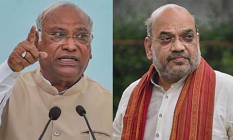 அமித்ஷாவுக்கு எதிராக மாநிலங்களவையில் மல்லிகார்ஜுன கார்கே உரிமை மீறல் நோட்டீஸ்