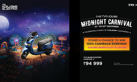 118 அதிநவீன அம்சங்கள் கொண்டது டி.வி.எஸ். ஐகியூப் ஸ்கூட்டர்