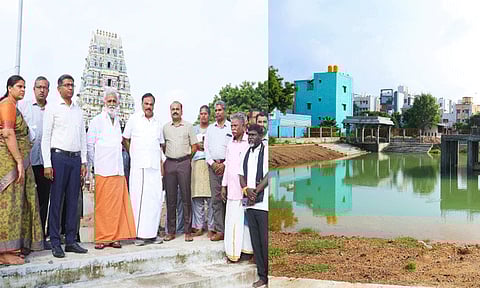 மாதவரம் கைலாசநாதர் கோவில் திருப்பணி - அமைச்சர் சேகர்பாபு ஆய்வு