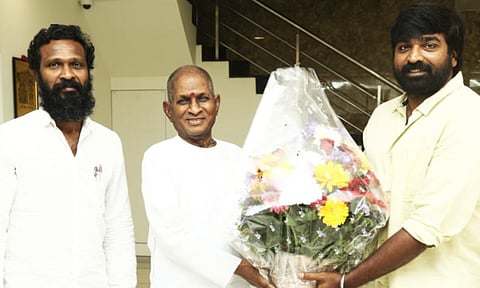 The 'Viduthalai 2' film crew met Ilayaraja