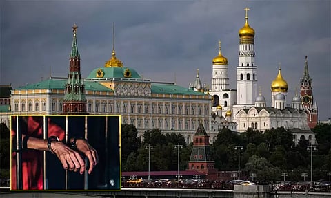 ரஷியா: போலீஸ்காரரை கீழே தள்ளிவிட்ட நெதர்லாந்து நாட்டவருக்கு 3 ஆண்டுகள் சிறை