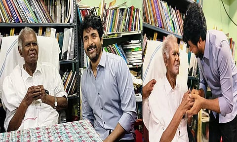 நல்லகண்ணுவுக்கு பிறந்தநாள் வாழ்த்து கூறிய நடிகர் சிவகார்த்திகேயன்