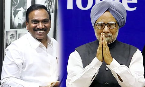 மன்மோகன் சிங் ஆட்சியில் செழித்த தமிழ்நாடு: ஆ.ராசா பெருமிதம்