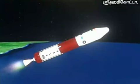 விண்ணில் பாய்ந்தது பி.எஸ்.எல்.வி. சி-60 ராக்கெட்