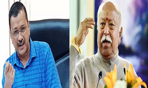 பாஜக வாக்குகளுக்கு பணம் கொடுப்பதை ஆர்.எஸ்.எஸ். ஆதரிக்கிறதா?: கெஜ்ரிவால் கேள்வி