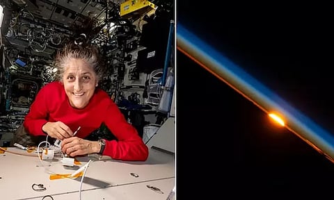 விண்வெளியில் அரிய வாய்ப்பை கண்டுகளித்த சுனிதா வில்லியம்ஸ் குழுவினர்