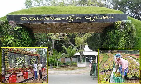 செம்மொழி பூங்காவில் மலர் கண்காட்சி: முதல்-அமைச்சர் மு.க.ஸ்டாலின் இன்று தொடங்கி வைக்கிறார்