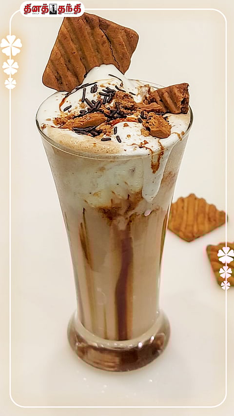 5 நிமிடத்தில் குழந்தைகளுக்கு மிகவும் பிடித்த சாக்லேட் பிஸ்கட் மில்க் ஷேக்..!