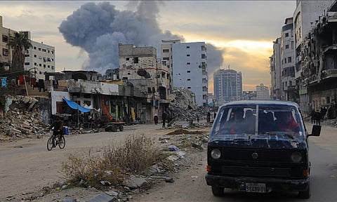காசா மீது இஸ்ரேல் சரமாரி ஏவுகணை தாக்குதல் 184 பேர் பலி