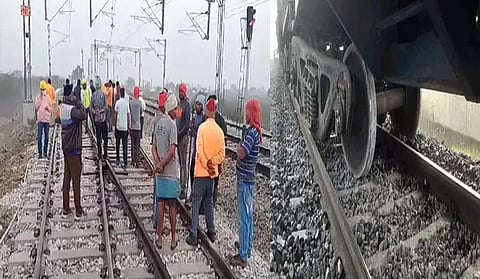 ஆந்திராவில் சரக்கு ரெயில் தடம் புரண்டு விபத்து