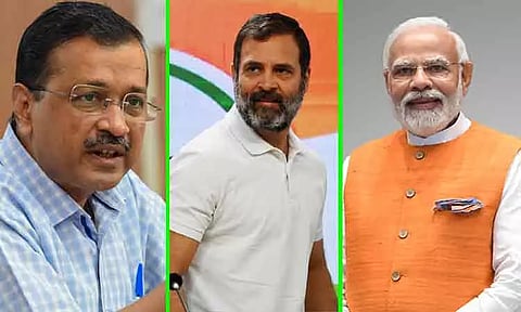 டெல்லி சட்டசபை தேர்தலில் மும்முனை போட்டி... ஹாட்ரிக் வெற்றி பெறுவாரா கெஜ்ரிவால்?