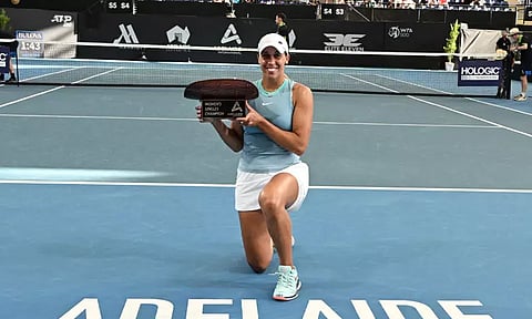 அடிலெய்டு டென்னிஸ்: பெண்கள் ஒற்றையர் பிரிவில் மேடிசன் கீஸ் சாம்பியன்