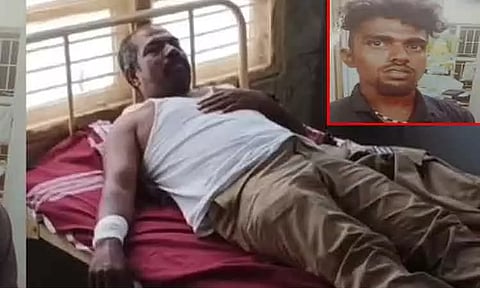 தென்காசியில் ரோந்து சென்ற காவலருக்கு கத்திக்குத்து