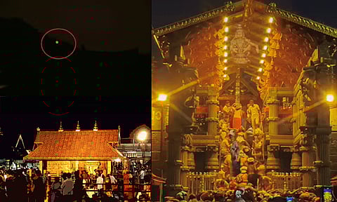 பொன்னம்பலமேட்டில் மகர ஜோதியாக காட்சியளித்த அய்யப்பன்: லட்சக்கணக்கான பக்தர்கள் தரிசனம்