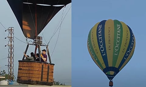 பொள்ளாச்சியில் சர்வதேச வெப்பக் காற்று பலூன் திருவிழா கோலாகலம்