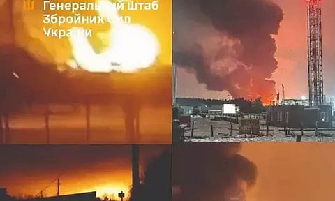 ரஷியா: ராணுவ தளங்கள் மீது உக்ரைன் தாக்குதல்