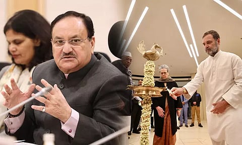 ராகுல் காந்தி பேசும் அனைத்தும் நாட்டை உடைக்கும் வகையில் உள்ளது - பாஜக தலைவர் ஜே.பி. நட்டா