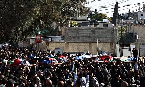 மேற்கு கரையில் இஸ்ரேல் டிரோன் தாக்குதல் - ஹமாஸ் ஆயுதக்குழுவினர் 6 பேர் பலி