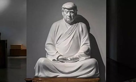 புத்தர் வடிவிலான டொனால்டு டிரம்ப் சிலைகள்: ஆன்லைனில் ரூ.2.30 லட்சத்துக்கு விற்பனை