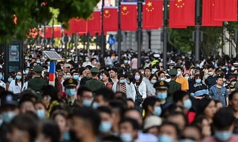 தொடர்ந்து 3-வது ஆண்டாக சரிந்த சீன மக்கள் தொகை