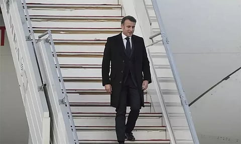 லெபனானில் பிரான்ஸ் அதிபர் சுற்றுப்பயணம்.. இஸ்ரேலுடனான போர்நிறுத்தம் குறித்து ஆலோசனை