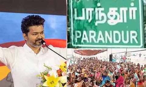 பரந்தூர் செல்லும் விஜய் - கட்டுப்பாடுகள் விதித்த காவல்துறை