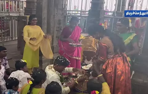 தை மாதத்தின் முதல் முகூர்த்தம்; திருச்செந்தூரில் ஒரே நாளில் 50-க்கும் மேற்பட்ட திருமணங்கள்