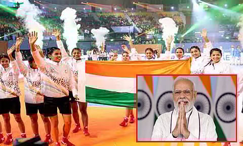 கோ கோ உலகக்கோப்பை போட்டியில் சாம்பியன் பட்டம் வென்ற இந்திய அணிக்கு பிரதமர் வாழ்த்து