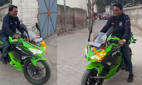 தந்தையின் கனவை நனவாக்கிய ரிங்கு சிங்; வைரலான வீடியோ