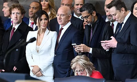 டிரம்ப் பதவியேற்பு விழா: உலக பணக்காரர்கள் பங்கேற்பு