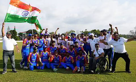 மாற்றுத்திறனாளிகளுக்கான சாம்பியன்ஸ் டிராபி கிரிக்கெட்: இந்தியா சாம்பியன்