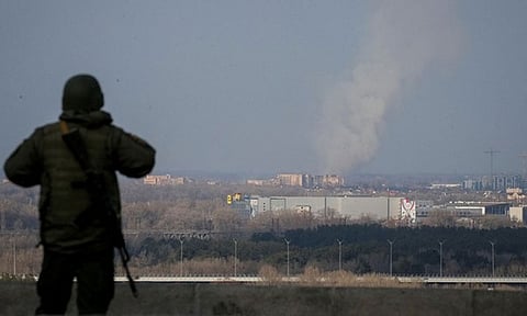 உக்ரைனில் ரஷியாவின் ஆளில்லா விமானம் தாக்குதல்; 3 பேர் பலி