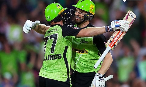 பிக் பாஷ் லீக்: 2-வது அணியாக இறுதிப்போட்டிக்கு முன்னேறிய சிட்னி தண்டர்