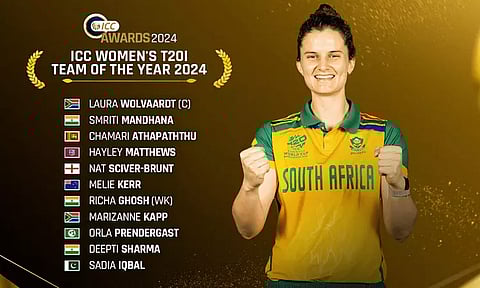 2024-ம் ஆண்டின் சிறந்த மகளிர் டி20 கிரிக்கெட் அணி; 3 இந்திய வீராங்கனைகளுக்கு இடம்
